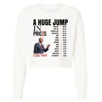 Huge Jump In Prices Joe Biden I Did That Cropped Pullover Crew