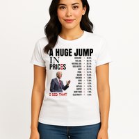 Huge Jump In Prices Joe Biden I Did That Womens T-Shirt