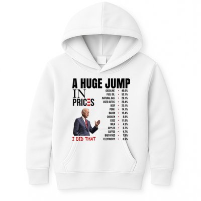 Huge Jump In Prices Joe Biden I Did That Kids Hoodie