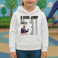 Huge Jump In Prices Joe Biden I Did That Kids Hoodie