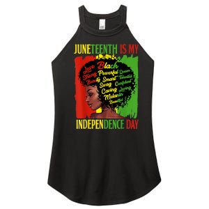 Happy Juneteenth Is My Independence Day Black Women Women's Perfect Tri Rocker Tank