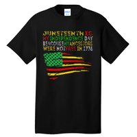 Happy Juneteenth Is My Independence Day Free ish Black Tall T-Shirt