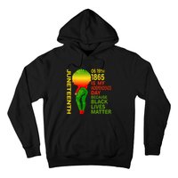 Happy Juneteenth Is My Independence Day Free Black Wo Hoodie