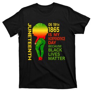 Happy Juneteenth Is My Independence Day Free Black Wo T-Shirt