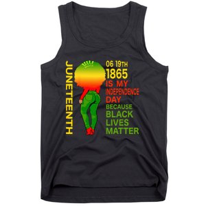 Happy Juneteenth Is My Independence Day Free Black Wo Tank Top