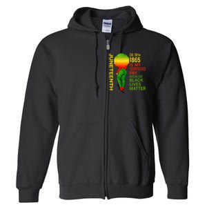 Happy Juneteenth Is My Independence Day Free Black Wo Full Zip Hoodie