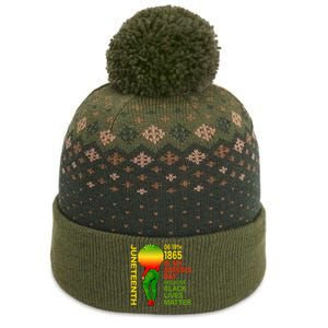 Happy Juneteenth Is My Independence Day Free Black Wo The Baniff Cuffed Pom Beanie