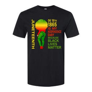 Happy Juneteenth Is My Independence Day Free Black Wo Softstyle CVC T-Shirt