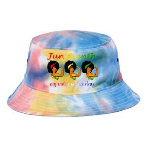 Happy Juneteenth Is My Independence Day Free Black Wo Tie Dye Newport Bucket Hat