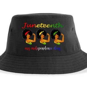 Happy Juneteenth Is My Independence Day Free Black Wo Sustainable Bucket Hat