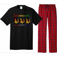 Happy Juneteenth Is My Independence Day Free Black Wo Pajama Set