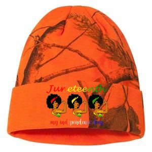 Happy Juneteenth Is My Independence Day Free Black Wo Kati Licensed 12" Camo Beanie