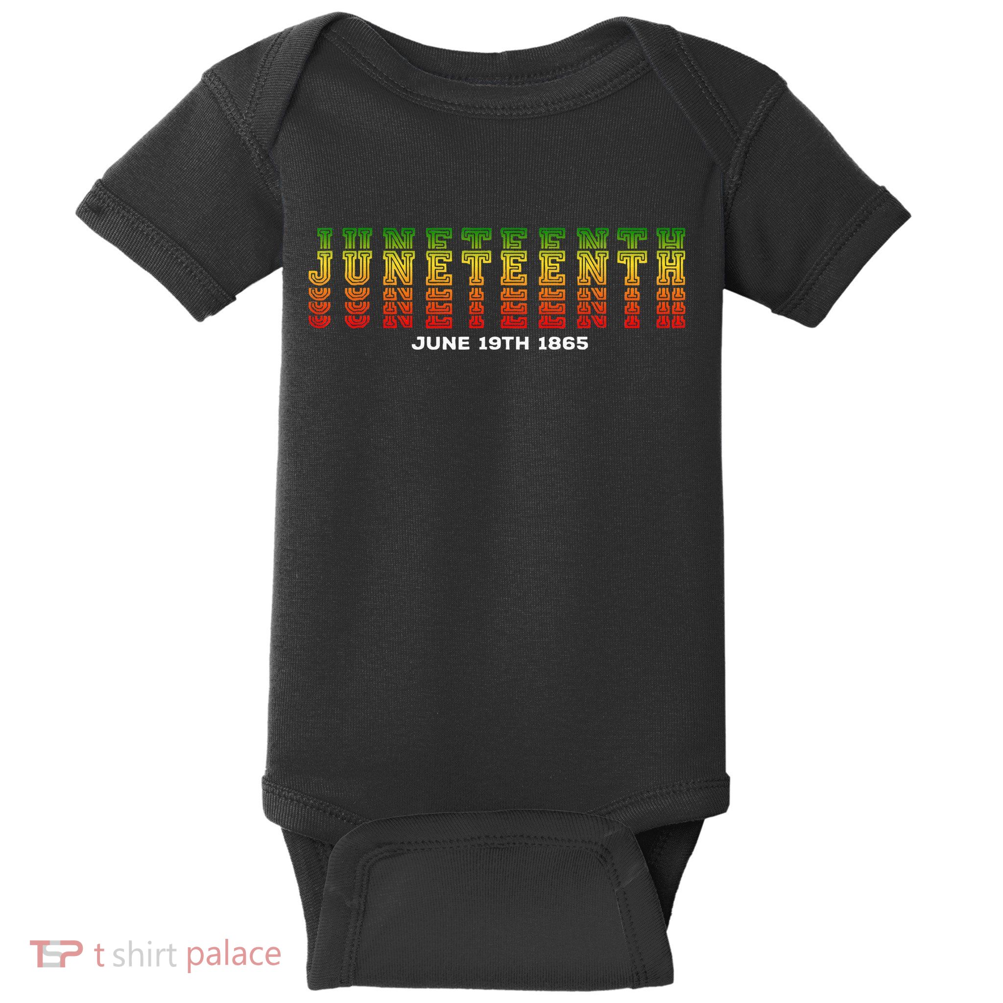 Happy Juneteenth Is My Independence Day Free ish Black Baby Bodysuit