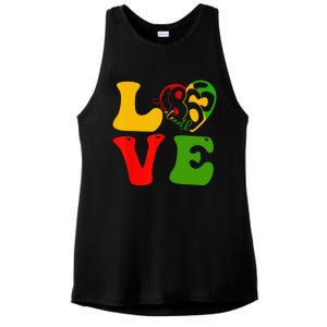 Happy Juneteenth Is My Independence Day Love Black Wo Ladies PosiCharge Tri-Blend Wicking Tank