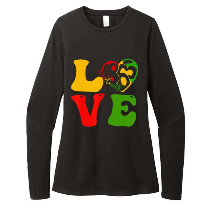 Happy Juneteenth Is My Independence Day Love Black Wo Womens CVC Long Sleeve Shirt