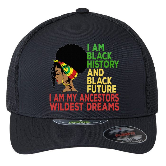 Happy Juneteenth Is My Independence Day Black Wo Flexfit Unipanel Trucker Cap