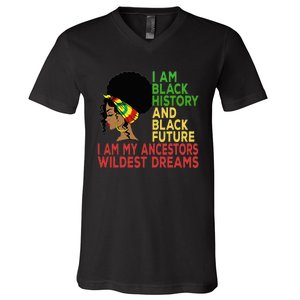 Happy Juneteenth Is My Independence Day Black Wo V-Neck T-Shirt