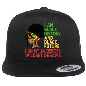 Happy Juneteenth Is My Independence Day Black Wo Flat Bill Trucker Hat