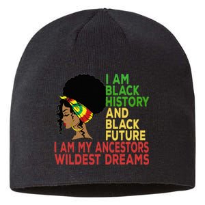 Happy Juneteenth Is My Independence Day Black Wo Sustainable Beanie