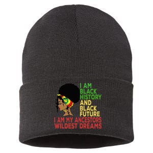 Happy Juneteenth Is My Independence Day Black Wo Sustainable Knit Beanie