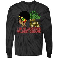 Happy Juneteenth Is My Independence Day Black Wo Tie-Dye Long Sleeve Shirt