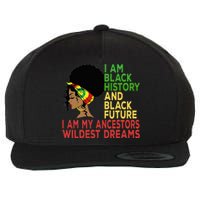 Happy Juneteenth Is My Independence Day Black Wo Wool Snapback Cap