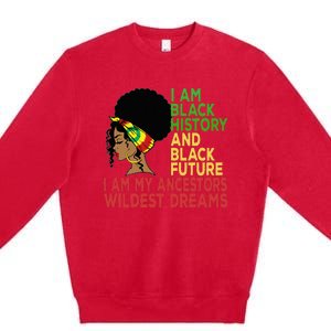 Happy Juneteenth Is My Independence Day Black Wo Premium Crewneck Sweatshirt