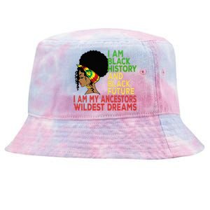 Happy Juneteenth Is My Independence Day Black Wo Tie-Dyed Bucket Hat