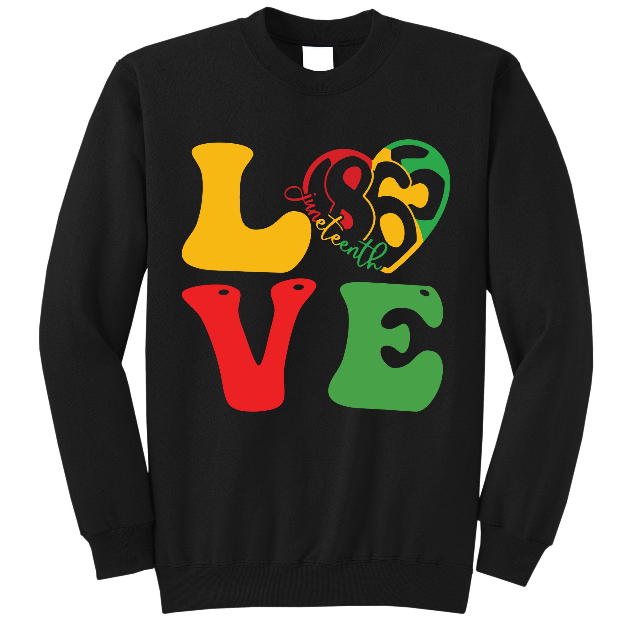 Happy Juneteenth Is My Independence Day Free Black Women Tall Sweatshirt