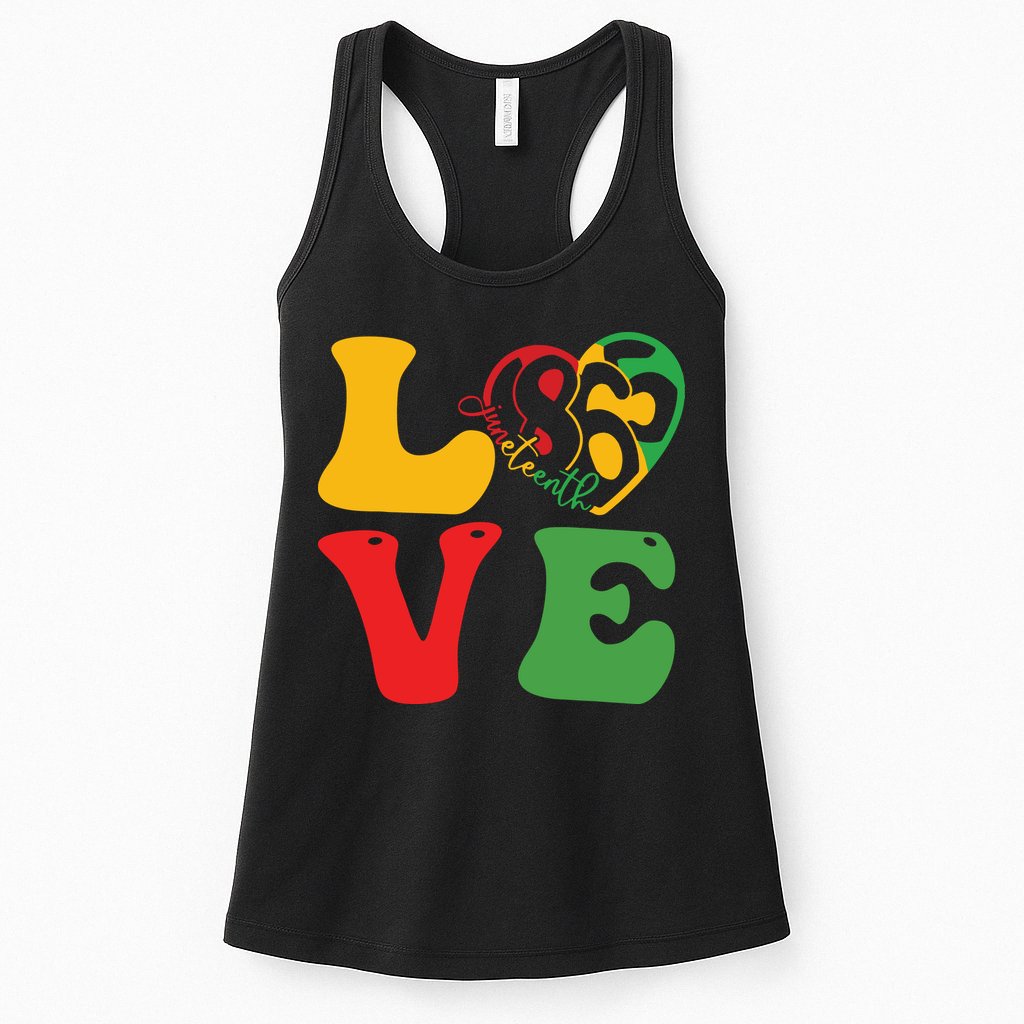 Happy Juneteenth Is My Independence Day Free Black Women Womens Tank Top