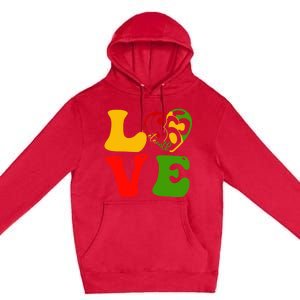 Happy Juneteenth Is My Independence Day Love Black Wo Premium Pullover Hoodie