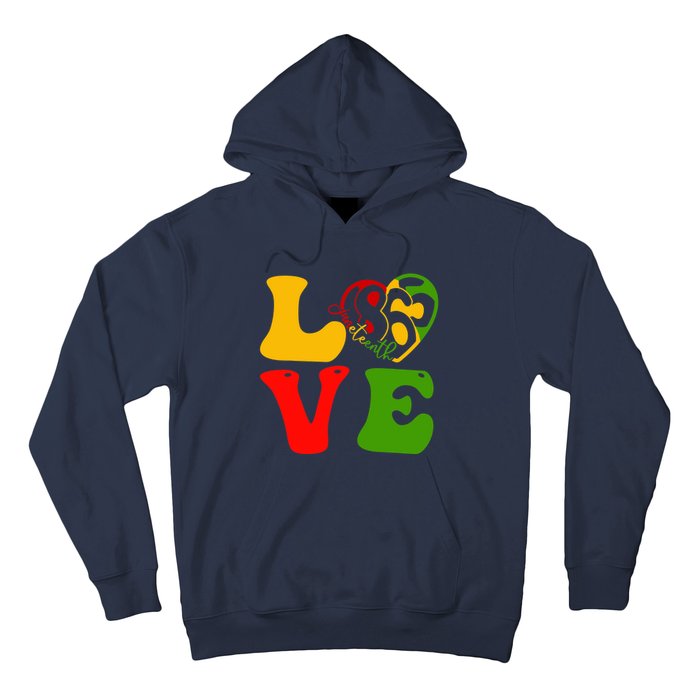 Happy Juneteenth Is My Independence Day Love Black Wo Hoodie