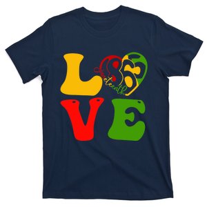 Happy Juneteenth Is My Independence Day Love Black Wo T-Shirt