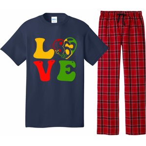 Happy Juneteenth Is My Independence Day Love Black Wo Pajama Set