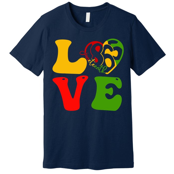 Happy Juneteenth Is My Independence Day Love Black Wo Premium T-Shirt