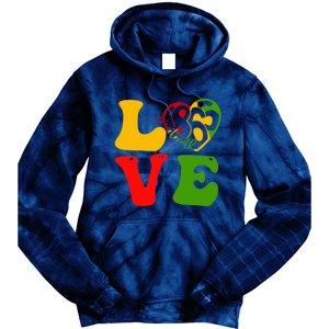 Happy Juneteenth Is My Independence Day Love Black Wo Tie Dye Hoodie