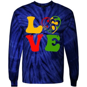 Happy Juneteenth Is My Independence Day Love Black Wo Tie-Dye Long Sleeve Shirt