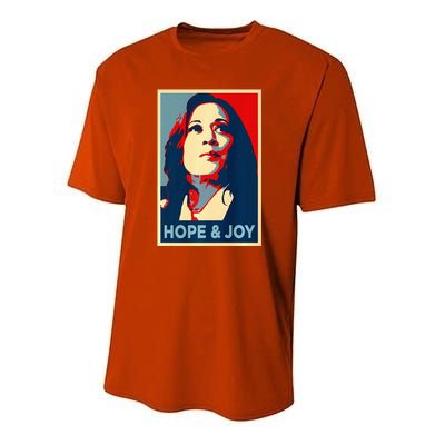 Hope & Joy Kamala Harris Obama 47 Voting Heal Youth Performance Sprint T-Shirt