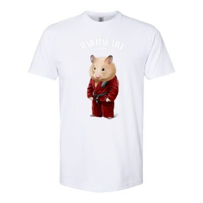 Hamster Judo Karate Master In Red Judogi Gift Softstyle® CVC T-Shirt