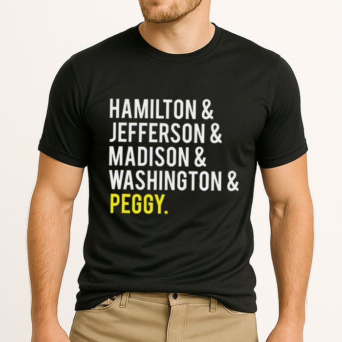 Hamilton Jefferson Madison Washington And Peggy Cooling Performance Crew T-Shirt