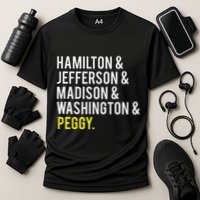 Hamilton Jefferson Madison Washington And Peggy Cooling Performance Crew T-Shirt