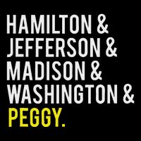 Hamilton Jefferson Madison Washington And Peggy City Backpack