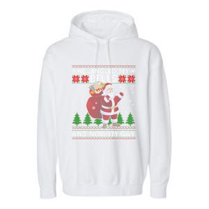 He Jingled My Bells And Now IM Ugly Christmas Gift Garment-Dyed Fleece Hoodie