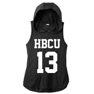 Hbcu Jersey Number 13 Historically Black College University Gift Ladies PosiCharge Tri-Blend Wicking Draft Hoodie Tank