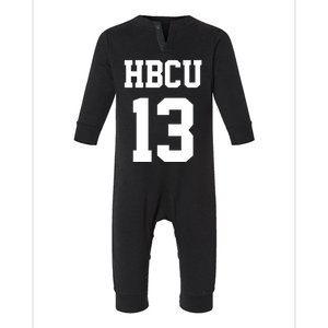 Hbcu Jersey Number 13 Historically Black College University Gift Infant Fleece One Piece