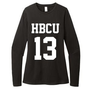 Hbcu Jersey Number 13 Historically Black College University Gift Womens CVC Long Sleeve Shirt