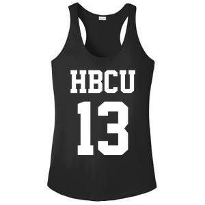 Hbcu Jersey Number 13 Historically Black College University Gift Ladies PosiCharge Competitor Racerback Tank