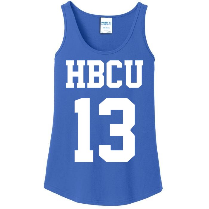 Hbcu Jersey Number 13 Historically Black College University Gift Ladies Essential Tank