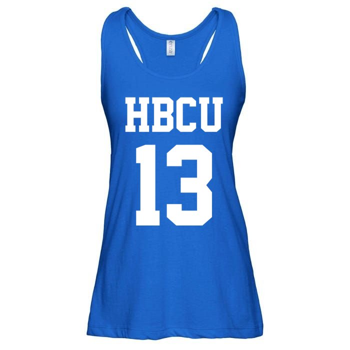 Hbcu Jersey Number 13 Historically Black College University Gift Ladies Essential Flowy Tank