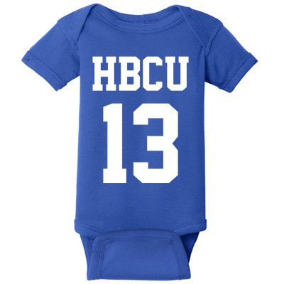 Hbcu Jersey Number 13 Historically Black College University Gift Baby Bodysuit